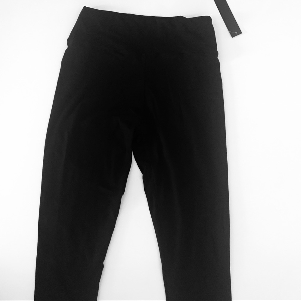 JUST IN! NWT Black Yoga Band Leggings One Size - Picture 5 of 7